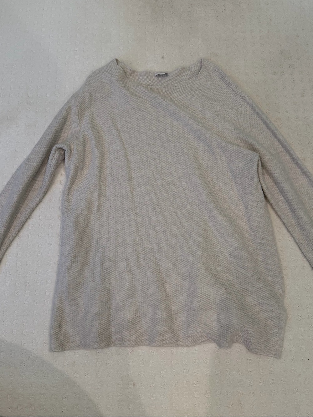 J. Jill womens XL off white Scoop Neck Pullover